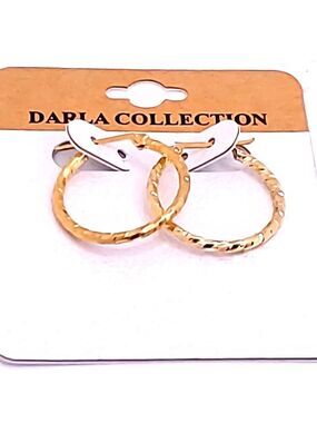Darla Collection Gold Hoop Earrings